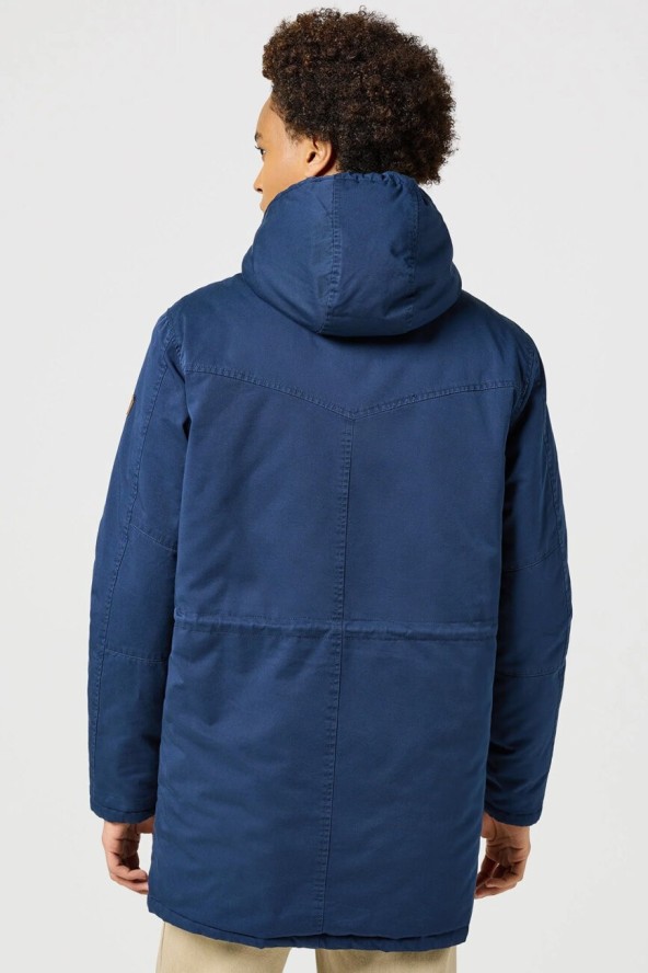WRANGLER MĘSKA KURTKA ZIMOWA HEAVY PUFFER JACKET NAVY 112357276 W44K017358