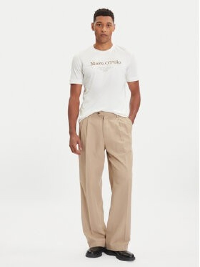 Marc O'Polo T-Shirt 528 2305 51196 Écru Regular Fit