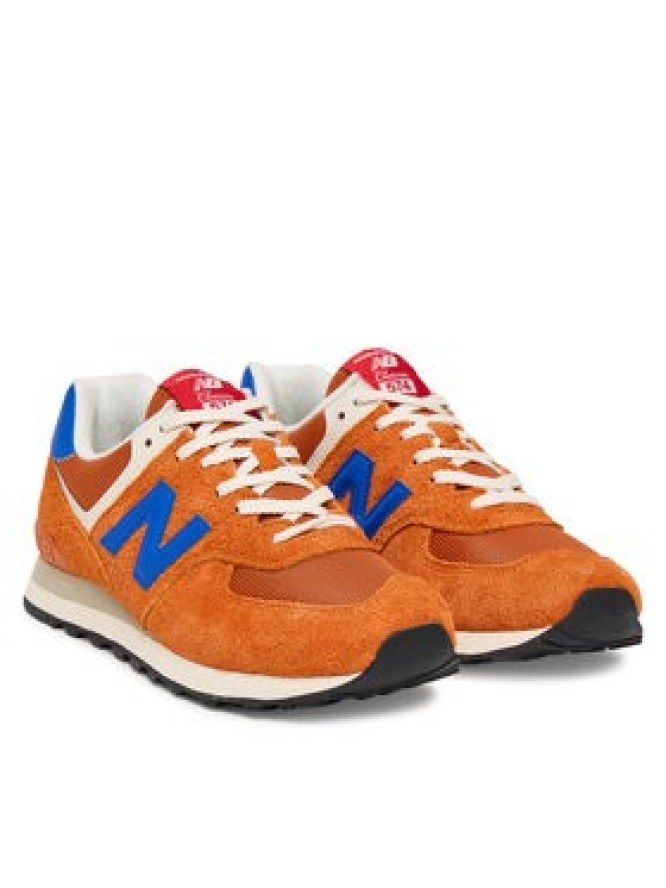 New Balance Sneakersy U574BRD Pomarańczowy