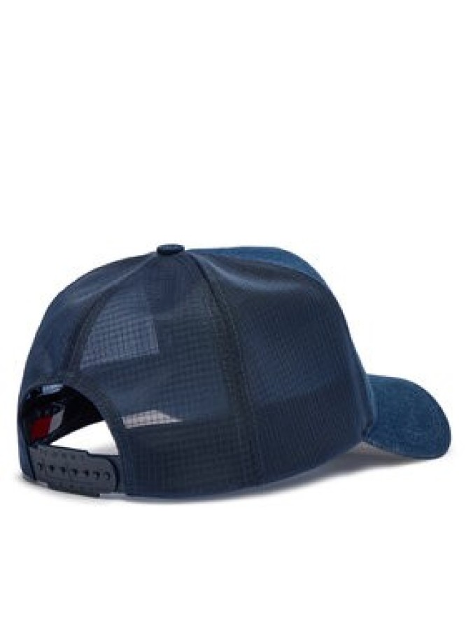 Tommy Jeans Czapka z daszkiem Tjm Hertiage Denim Trucker AM0AM14205 Niebieski