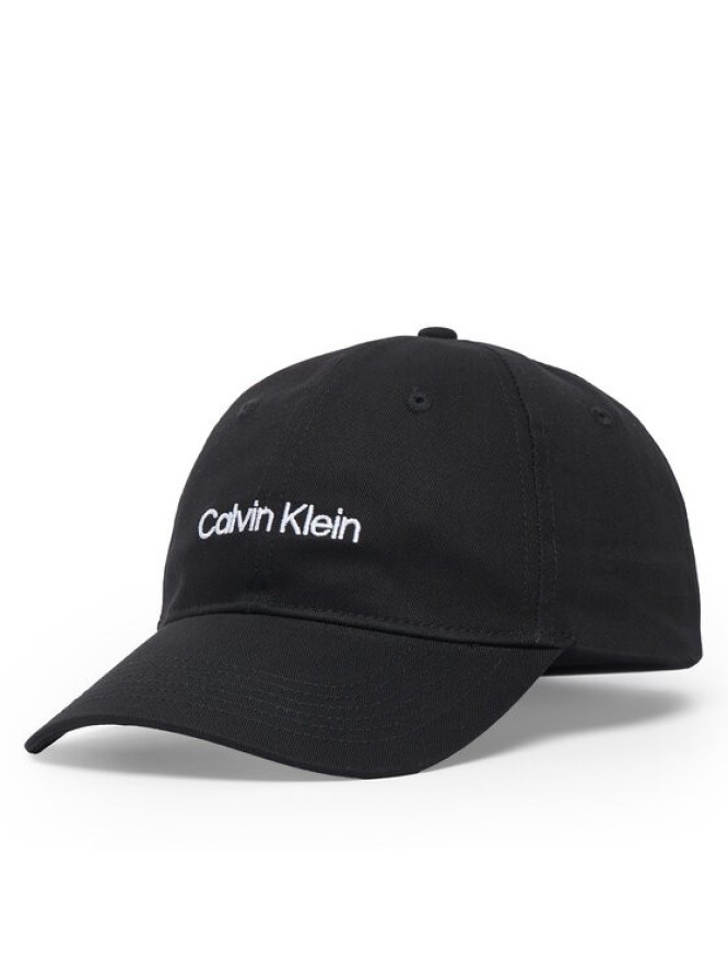 Calvin Klein Czapka z daszkiem Titlecase Embroidery LV04D5003G Czarny