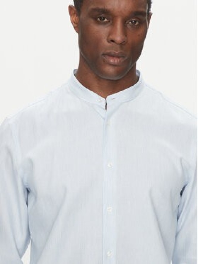 BOSS Koszula H-HANK-standup-214 50539233 Błękitny Slim Fit