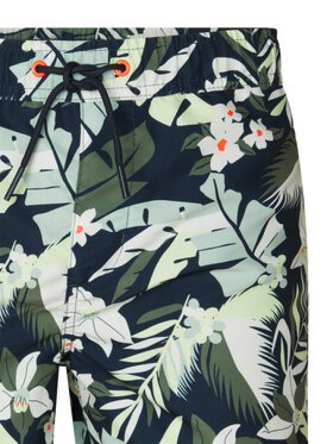 Petrol Industries Szorty kąpielowe M-1050-SWS960 Zielony Regular Fit