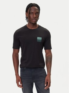 HUGO T-Shirt Dapusi 50544458 Czarny Regular Fit