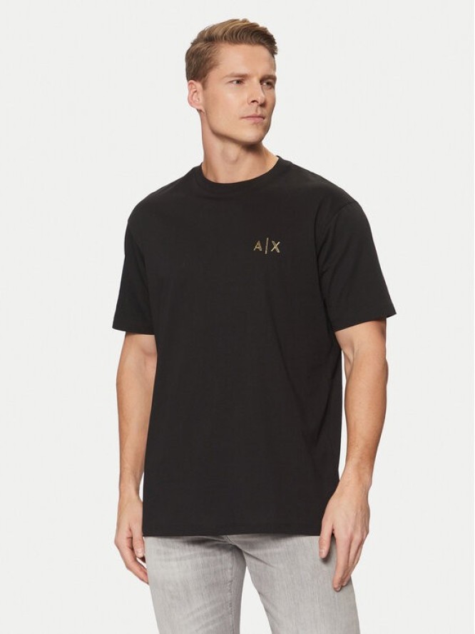 Armani Exchange T-Shirt XM000327 AF10364 UC001 Czarny Regular Fit