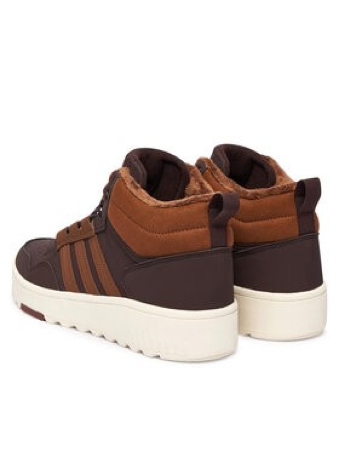 adidas Sneakersy Hoops 4.0 Mid JQ5364 Brązowy