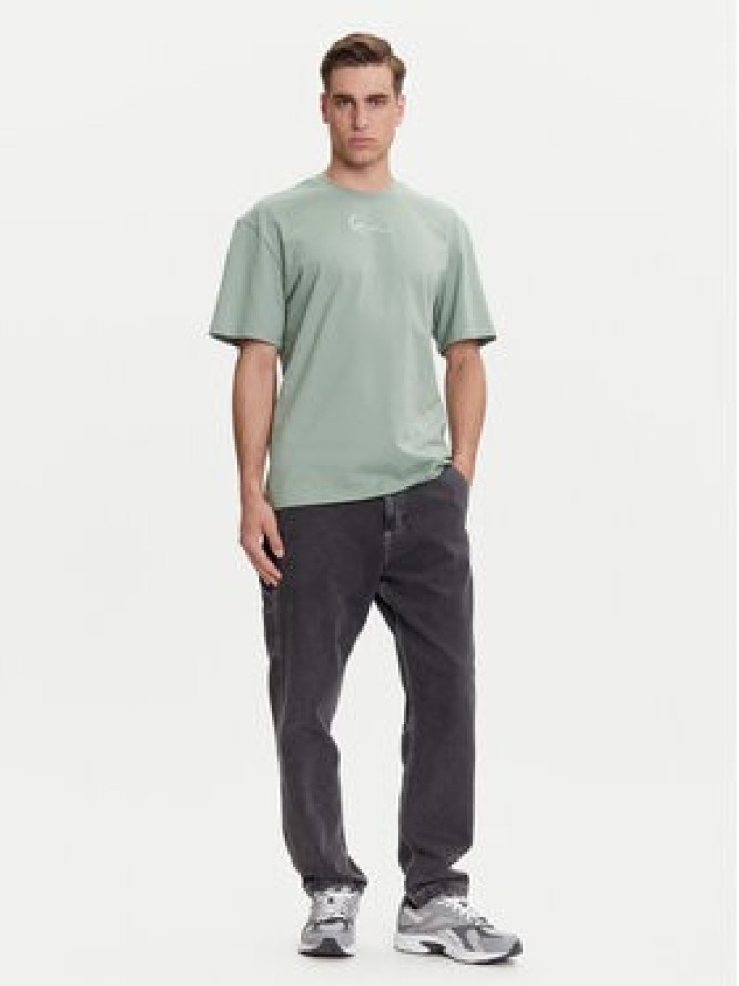 Karl Kani T-Shirt Small Signature Essential PD00008142 Zielony Relaxed Fit