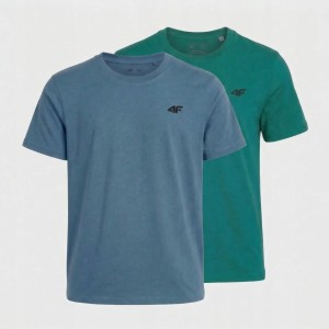 KOSZULKA MĘSKA LIMITOWANA 4F T-SHIRT KOMPLET ZESTAW 2 SZTUKI L M3948 SS26