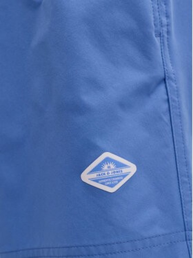 Jack & Jones Szorty kąpielowe Maui Tropic 12291385 Niebieski Regular Fit