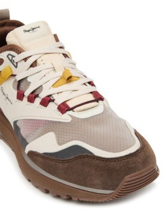 Pepe Jeans Sneakersy Stoke Sport M PMS600013 Brązowy