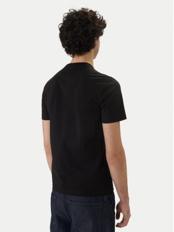 EA7 Emporio Armani T-Shirt 7M001412 AF22264 MC004 Czarny Regular Fit