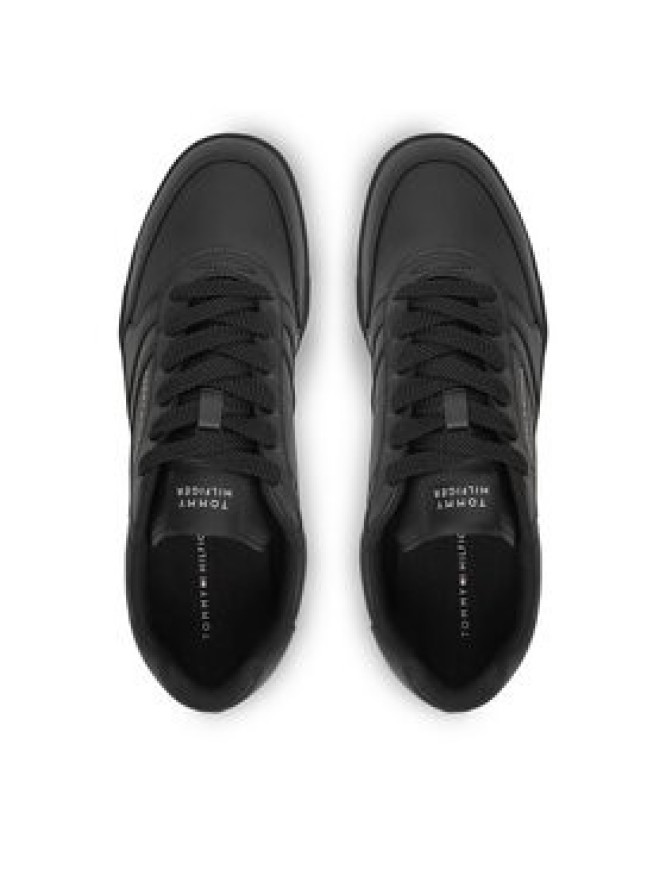 Tommy Hilfiger Sneakersy Lopro Cup Leather FM0FM05677 Czarny