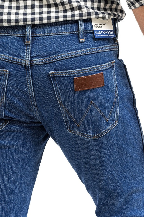 WRANGLER LARSTON MĘSKIE SPODNIE JEANSOWE COOL BLUE W18SKT32Q 112145868