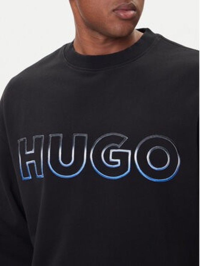HUGO Bluza Nogocrew 50549148 Czarny Regular Fit
