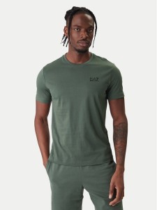 EA7 Emporio Armani T-Shirt 8NPT25 PJVPZ U7260 Zielony Regular Fit