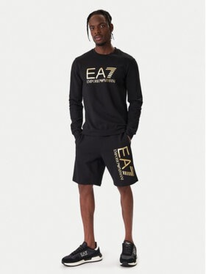 EA7 Emporio Armani Bluza 7M002278 AF22266 MC004 Czarny Regular Fit