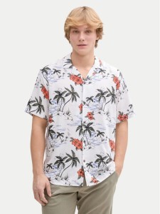 Tom Tailor Denim Koszula 1045191 Biały Relaxed Fit