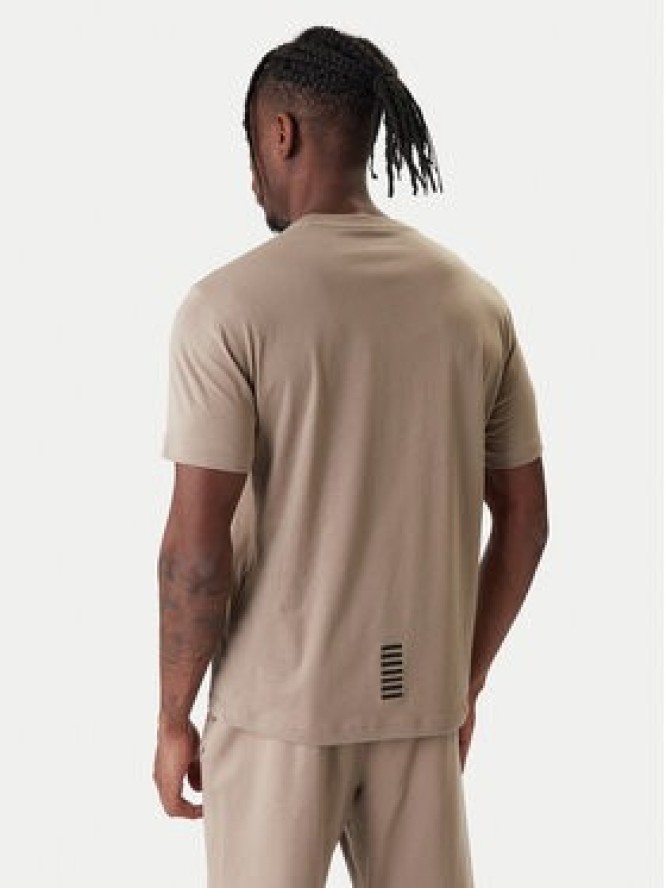 EA7 Emporio Armani T-Shirt 8NPT25 PJVPZ U6167 Beżowy Regular Fit