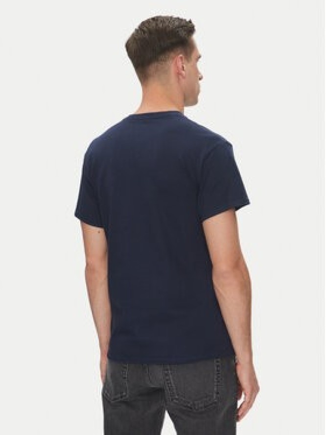 Etnies T-Shirt New Box 4130002282 Granatowy Regular Fit