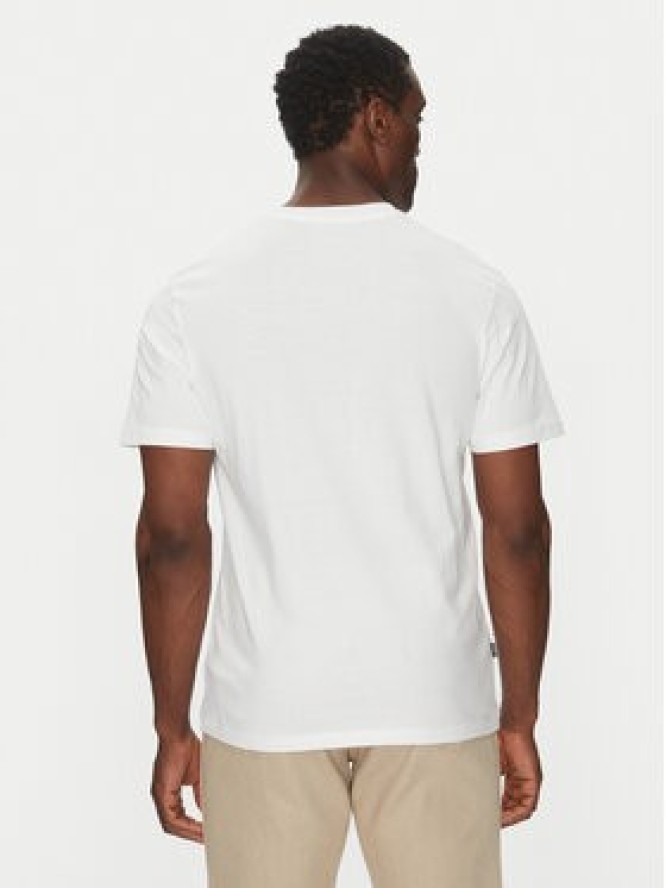 Element T-Shirt ELYZT00492 Biały Regular Fit