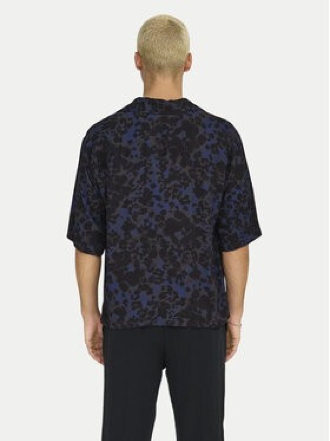 Only & Sons Koszula Harris 22032732 Granatowy Relaxed Fit