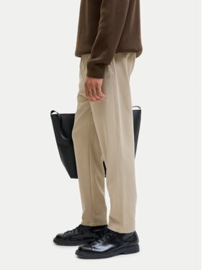 Jack & Jones Spodnie materiałowe Ace Neo 12282533 Beżowy Tapered Fit