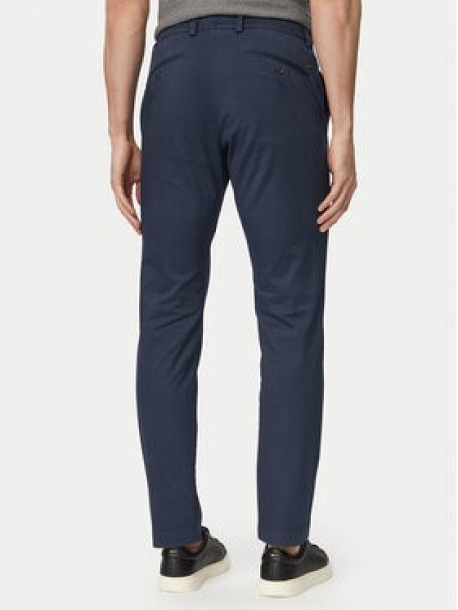 Bugatti Chinosy 4130-16370E Granatowy Regular Fit