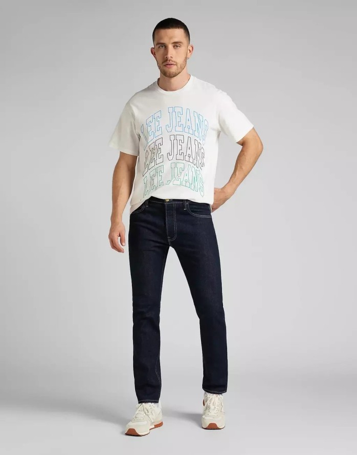 LEE RIDER BUTTON FLY MĘSKIE SPODNIE JEANSOWE RINSE L70VNI36 112321977