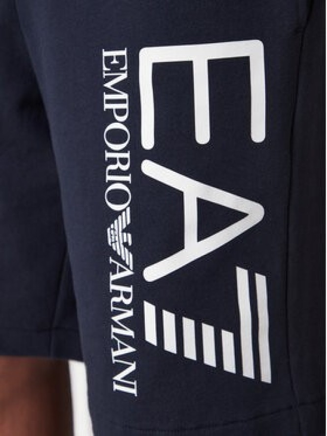 EA7 Emporio Armani Szorty sportowe 7M001414 AF22266 UB102 Granatowy Regular Fit