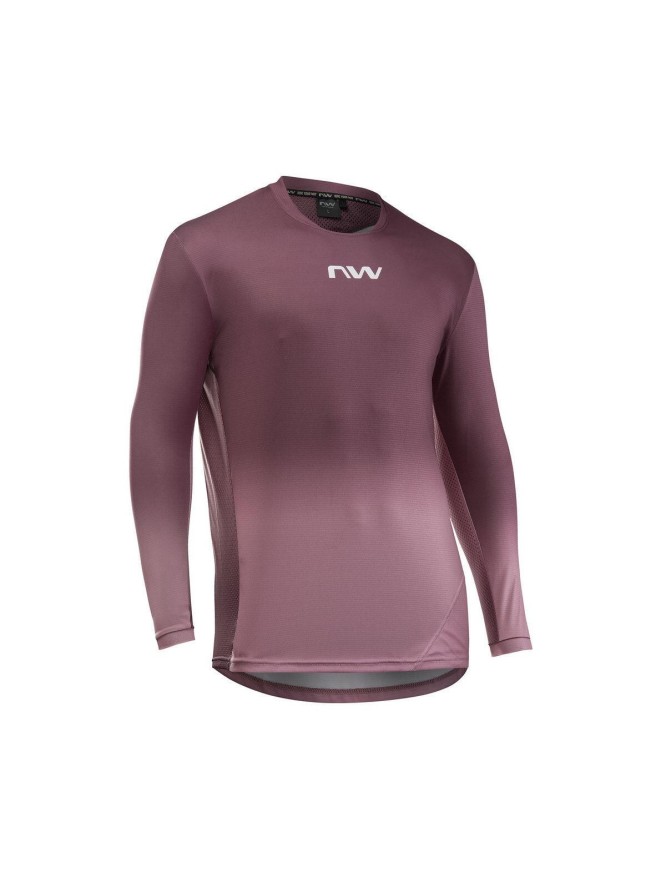 Koszulka rowerowa NORTHWAVE Edge 2 Jersey L/s różowy