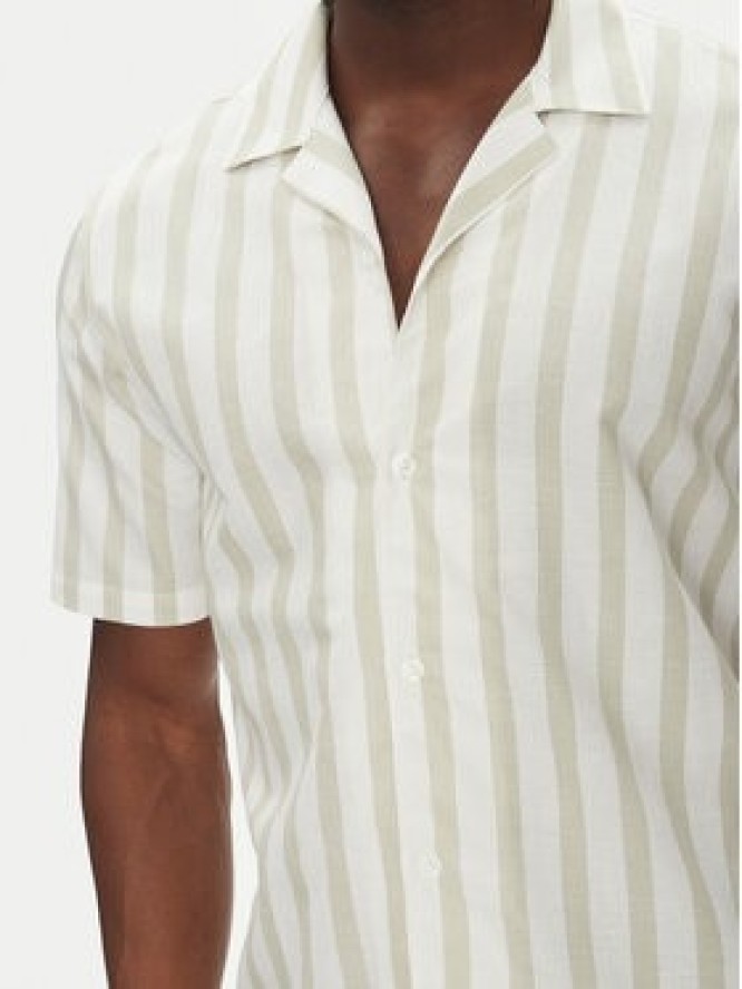 Lindbergh Koszula 30-203321 Beżowy Relaxed Fit