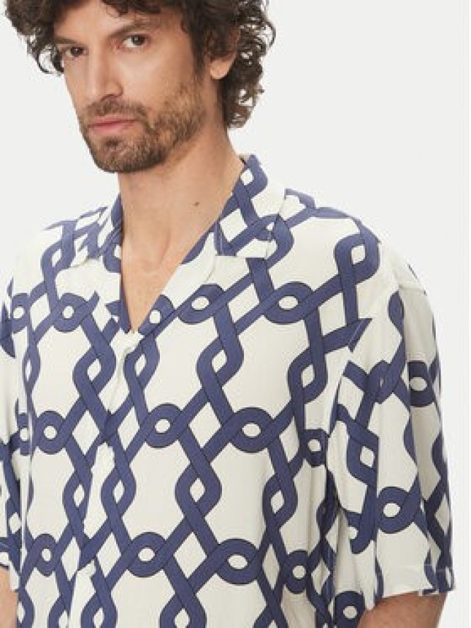 Selected Homme Koszula 16088360 Granatowy Relaxed Fit