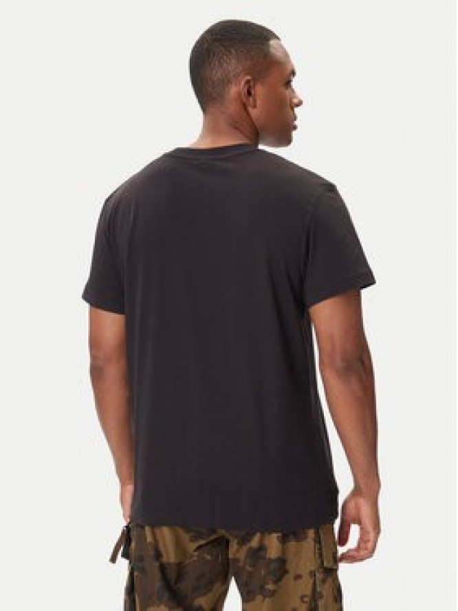 G-Star Raw T-Shirt HD Print D26824-D975 Czarny Regular Fit