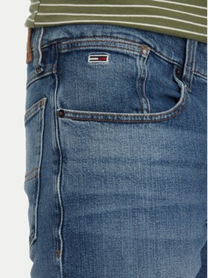 Tommy Jeans Szorty jeansowe Ronnie DM0DM20961 Niebieski Slim Fit