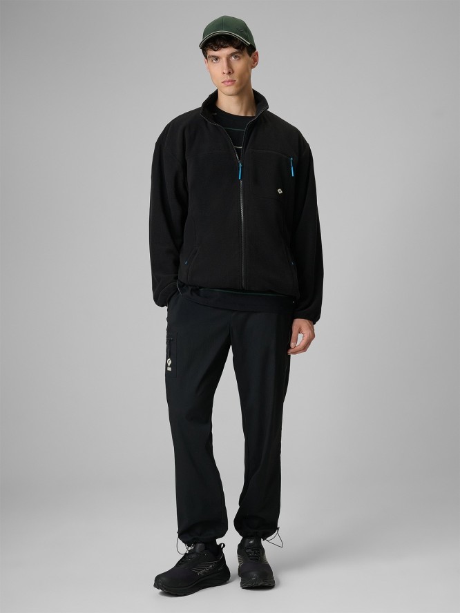 4F Polar relaxed ze stójką męski - czarny S