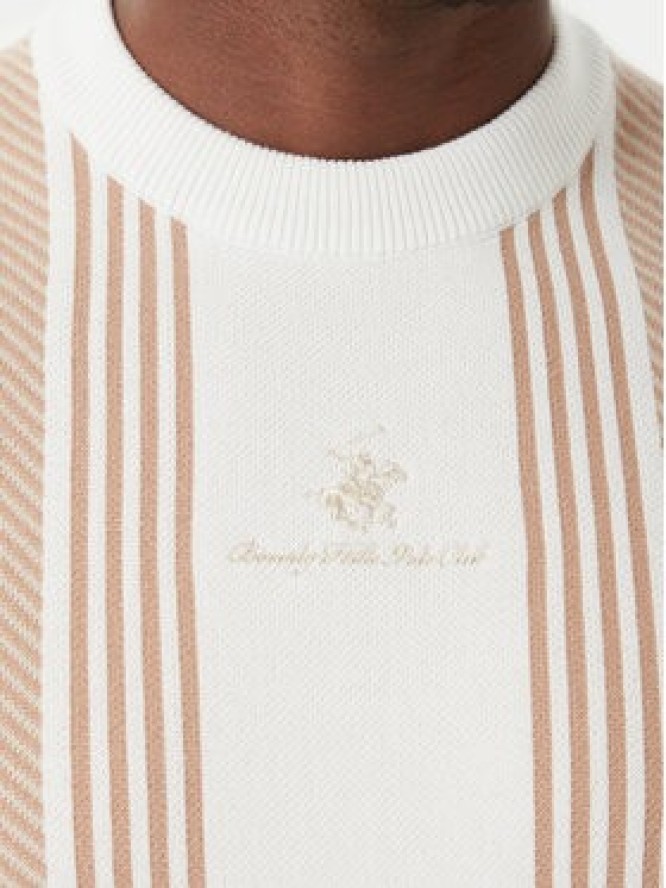 Beverly Hills Polo Club T-Shirt M7611-HR Biały Regular Fit
