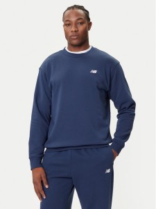 New Balance Bluza Small Logo MT41507 Granatowy Relaxed Fit