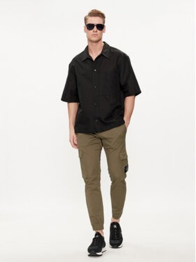 Calvin Klein Jeans Koszula J30J325173 Czarny Relaxed Fit