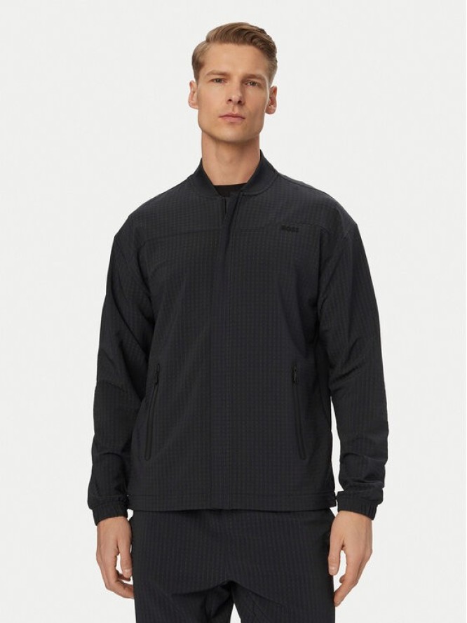 BOSS Spodnie materiałowe Terrace 50558503 Granatowy Tapered Fit