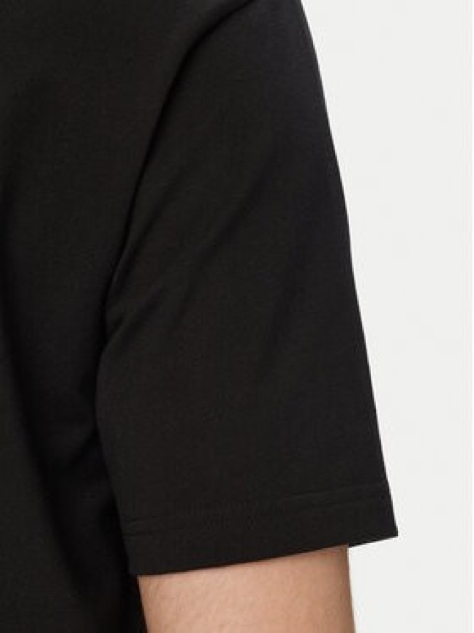 BOSS T-Shirt Ts Globe Logopattern 50559363 Czarny Regular Fit