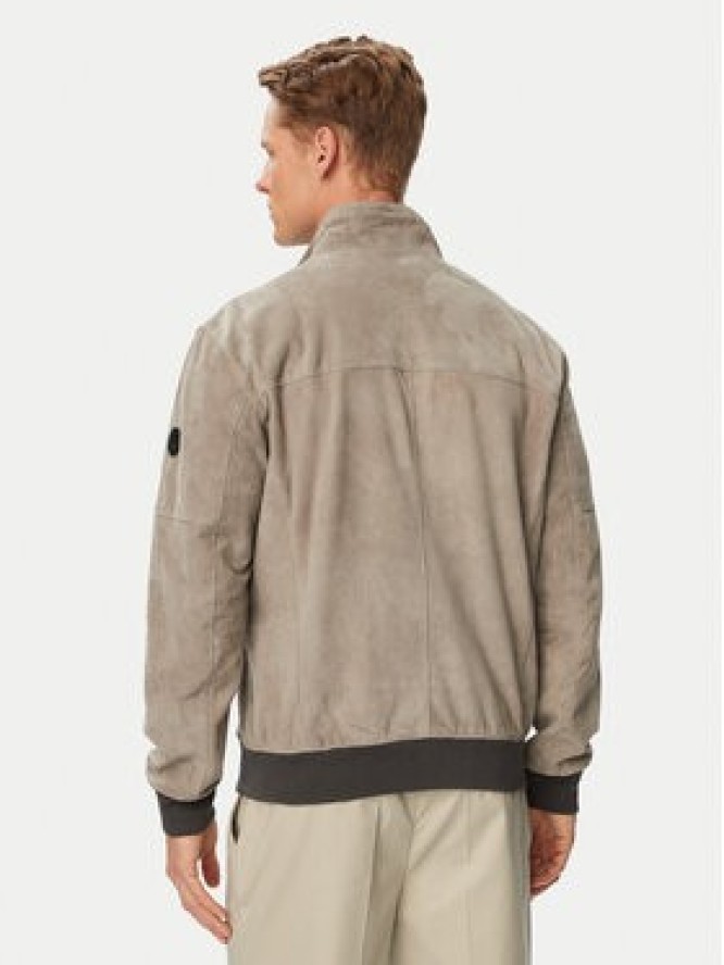 JOOP! Kurtka skórzana Cosmo 80100853 Szary Regular Fit