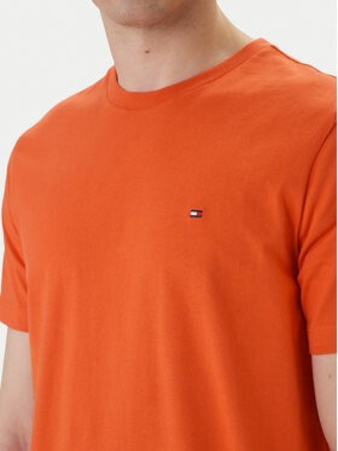 Tommy Hilfiger T-Shirt Ess Seasonal MW0MW39995 Pomarańczowy Regular Fit