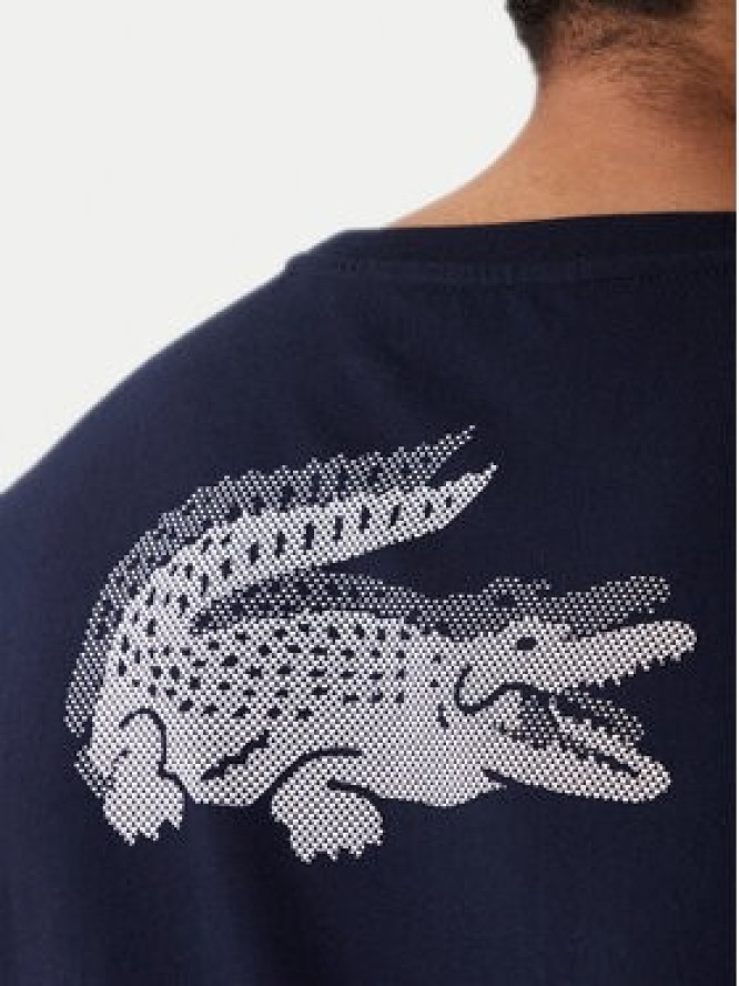 Lacoste T-Shirt TH0003 Granatowy Regular Fit