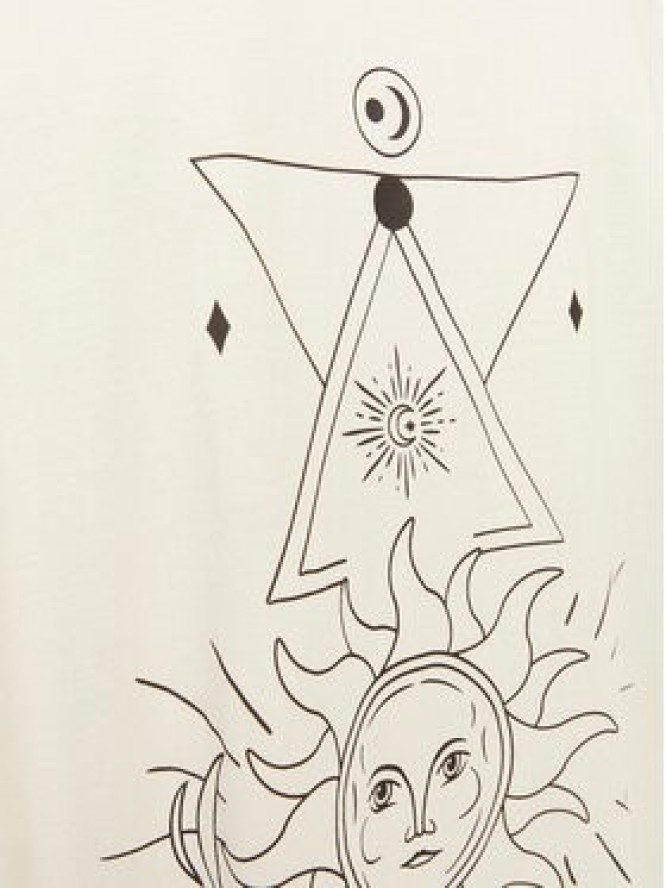 Jack & Jones T-Shirt Jackie 12271366 Beżowy Relaxed Fit