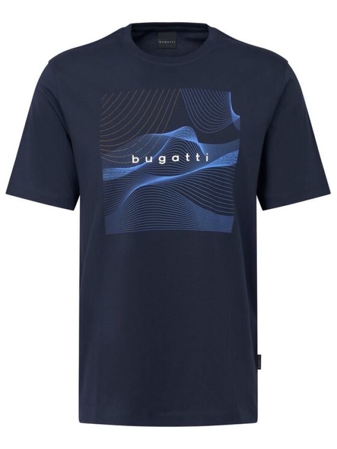 Bugatti T-Shirt 8350-75044C Niebieski Regular Fit