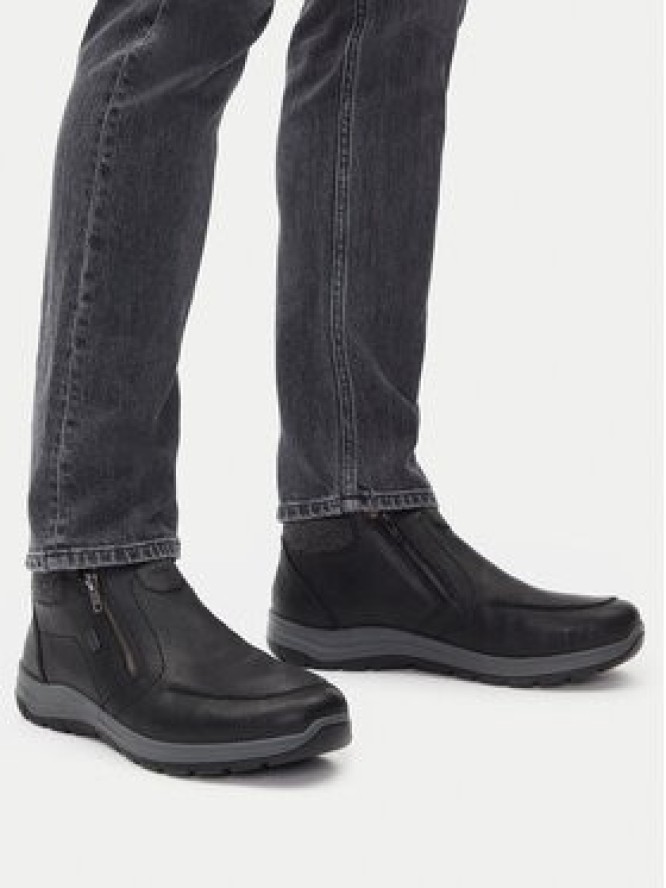 Rieker Botki 03660-00 Czarny