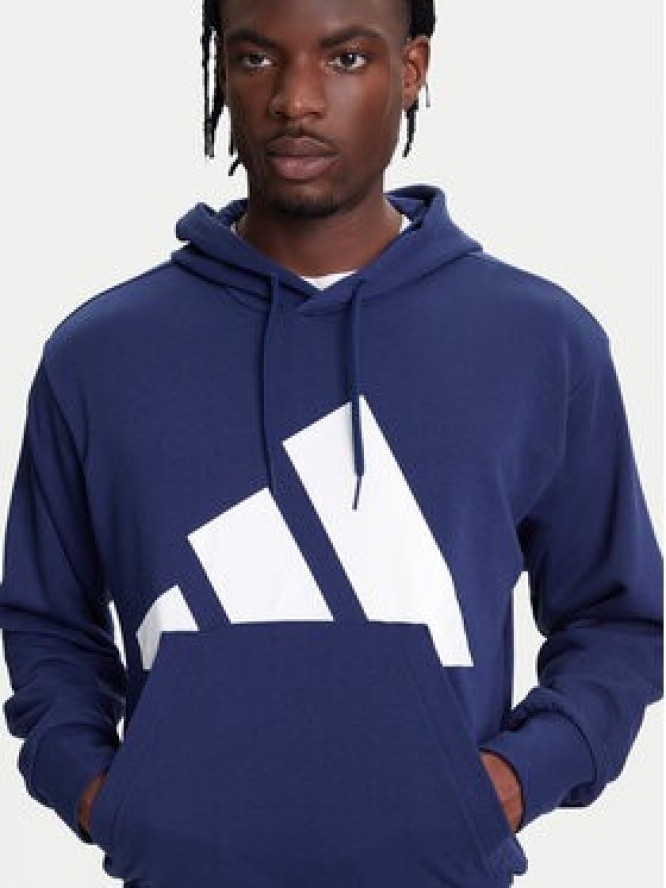 adidas Bluza Essentials Big Logo JE8890 Granatowy Regular Fit