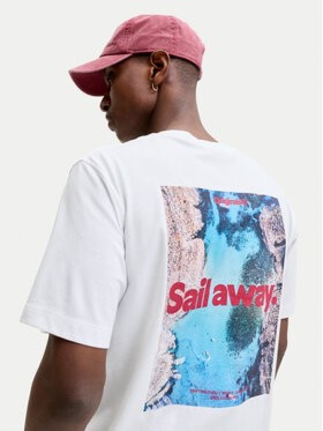 Jack & Jones T-Shirt Riviera 12295161 Biały Relaxed Fit