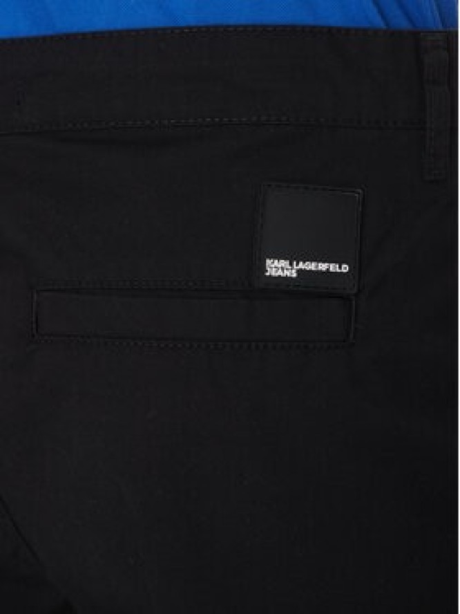 Karl Lagerfeld Jeans Szorty materiałowe A2M10121 Czarny Relaxed Fit