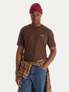 Billabong T-Shirt Arch Crew SS EBYKT00100 Brązowy Regular Fit